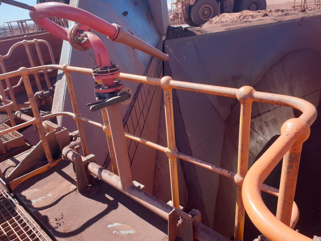 ROM bin washdown